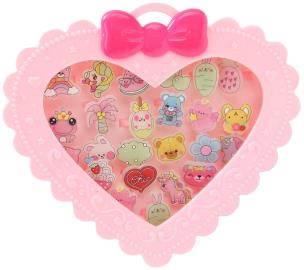 Opakowanie Pierścionki bajkowe w sercu 24szt