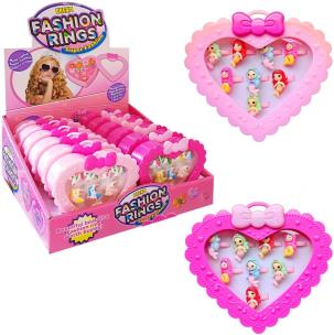 Opakowanie Pierścionki syrenki 8szt MIX