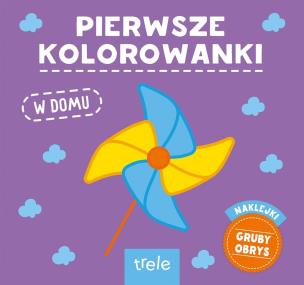 Okładka książki Pierwsze kolorowanki. W domu