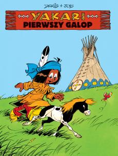 Pierwszy galop. Yakari. Tom 16. Autor: Claude De Ribaupierre (Derib), André Jobin (Job). Multiszop.pl Okładka książki Pierwszy galop. Yakari. Tom 16