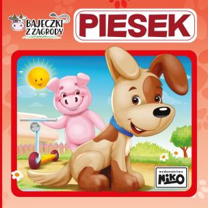Piesek. Bajeczki z zagrody. Autor: Piasecka Wioletta, Artur Rajch. Multiszop.pl Okładka książki Piesek. Bajeczki z zagrody