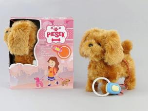 Opakowanie Piesek na baterie brązowy