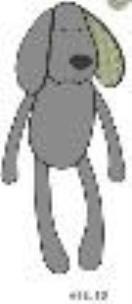 Piesek Tulimy ciemnoszary 58cm. Wydawca: Balibazoo. Multiszop.pl Opakowanie Piesek Tulimy ciemnoszary 58cm