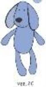 Piesek Tulimy niebieski 28cm. Wydawca: Balibazoo. Multiszop.pl Opakowanie Piesek Tulimy niebieski 28cm