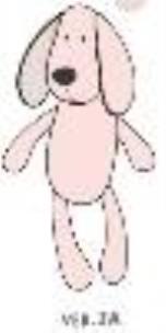 Piesek Tulimy różowy 28cm. Wydawca: Balibazoo. Multiszop.pl Opakowanie Piesek Tulimy różowy 28cm