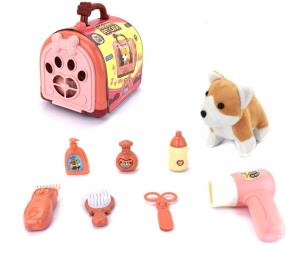 Opakowanie Piesek w kuferku z akcesoriami różowy