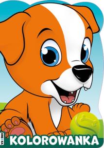 Okładka książki Piesek. Zwierzątka z wykrojnikiem