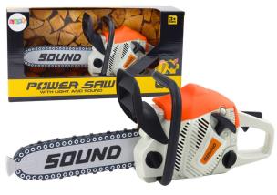 Opakowanie Piła spalinowa zabawkowa ruchomy łańcuch dźwięk