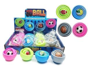Opakowanie Piłeczka antystresowa 3D (12szt)