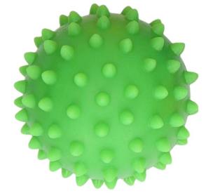Piłeczka do masażu zielona. Wydawca: Hencz Toys. Multiszop.pl Opakowanie Piłeczka do masażu zielona