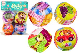 Opakowanie Piłeczki miękkie z grzechotką 4szt