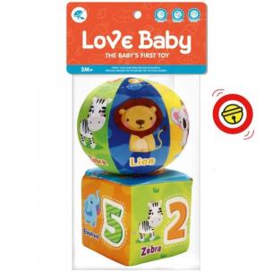 Opakowanie Piłka kostka materiałowa z dzwonkiem