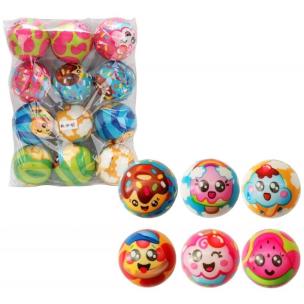 Opakowanie Piłka miękka deserki 7,6cm MIX