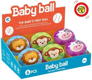 Opakowanie Piłka miękka materiałowa z dzwonkiem