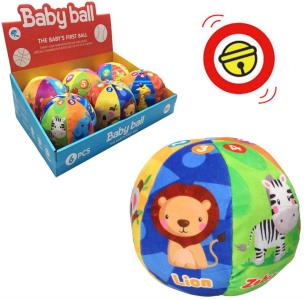 Opakowanie Piłka miękka materiałowa z dzwonkiem MIX