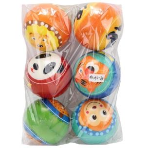 Opakowanie Piłka miękka zwierzęta 10cm MIX