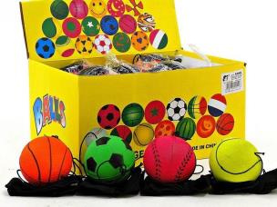 Opakowanie Piłka na gumce 6cm (24szt)