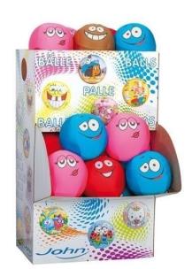 Opakowanie Piłka tekstylna 20cm Zabawne buzie mix