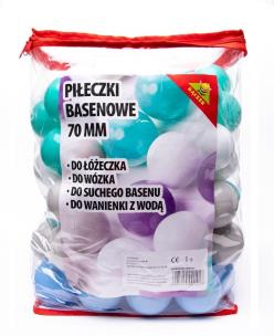 Opakowanie Piłki basenowe 7cm 70szt