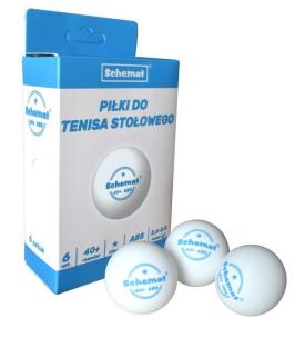 Opakowanie Piłki do tenisa stołowego 40+ ABS 6szt