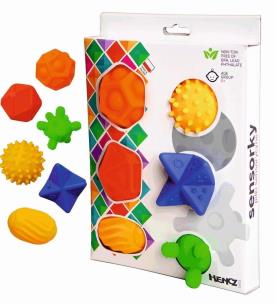 Piłki sensoryczne 6 szt.. Wydawca: Hencz Toys. Multiszop.pl Opakowanie Piłki sensoryczne 6 szt.