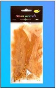 Opakowanie Piórka miękkie jasnobrązowe 15szt