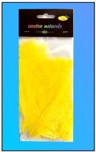 Opakowanie Piórka miękkie żółte 15szt