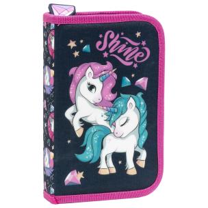 Piórnik 1-komorowy z wyposażeniem Jednorożec 14. Wydawca: Derform. Multiszop.pl Opakowanie Piórnik 1-komorowy z wyposażeniem Jednorożec 14