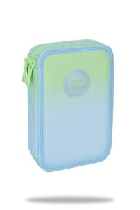 Opakowanie Piórnik 2-komorowy z wyposażeniem Coolpack Jumper 2 gradient mojito