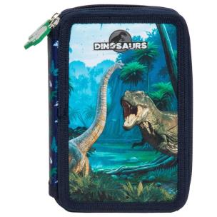 Opakowanie Piórnik 2-komorowy z wyposażeniem Dinozaur PWDDN19