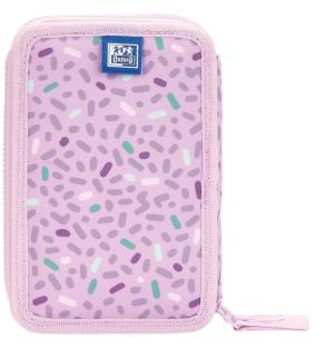 Opakowanie Piórnik 2-komory Kids fioletowy OXFORD