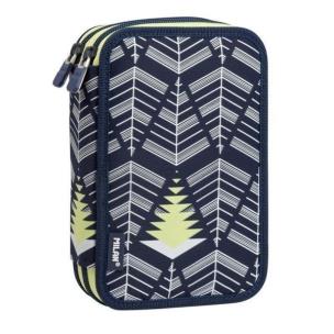 Opakowanie Piórnik 2 poz. z wyprawką Yeti niebieski MILAN