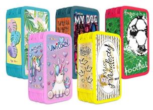 Opakowanie Piórnik 3-komorowy bez wyposażenia MIX