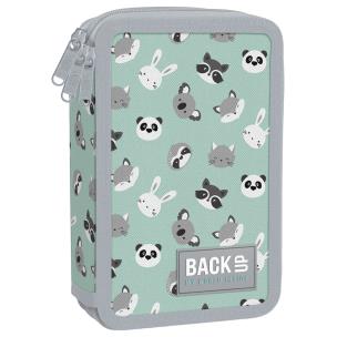 Piórnik 3-komorowy z wyposażeniem BACKUP 5 model EW11 zwierzaki. Wydawca: Derform. Multiszop.pl Opakowanie Piórnik 3-komorowy z wyposażeniem BACKUP 5 model EW11 zwierzaki