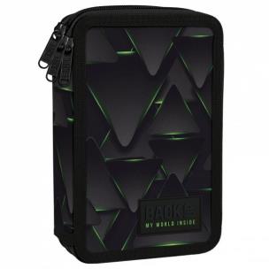 Opakowanie Piórnik 3-komorowy z wyposażeniem Backup Trójkąty 3DPB6EW49