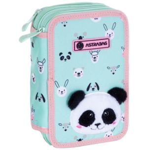 Opakowanie Piórnik 3-komorowy z wyposażeniem Jumbo Astrabag Teddy Panda