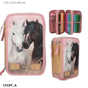 Piórnik 3 komorowy z wyposażeniem Miss Melody Dusty Rose 13187A. Wydawca: DEPESCHE. Multiszop.pl Opakowanie Piórnik 3 komorowy z wyposażeniem Miss Melody Dusty Rose 13187A