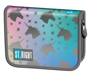 Opakowanie Piórnik dwuklapkowy bez wyp. Stright Ombre Unicorn