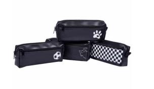 Opakowanie Piórnik dwukomorowy czarny MIX