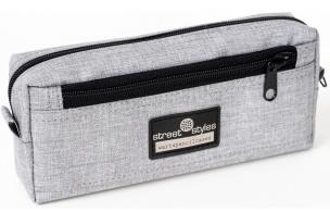 Opakowanie Piórnik etui z 2 zamkami błyskawicznymi Denim 1