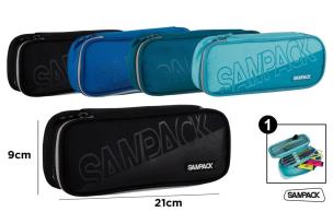 Opakowanie Piórnik jednokomorowy 21x9cm MIX