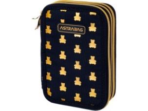 Opakowanie Piórnik Jumbo potrójny z wyp. Golden Teddy ASTRA