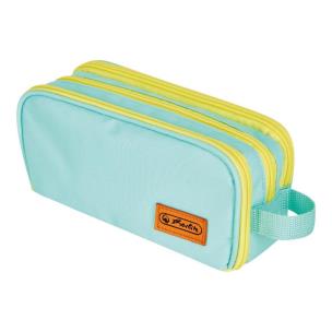 Opakowanie Piórnik kosmetyczka potrójny mint/yellow