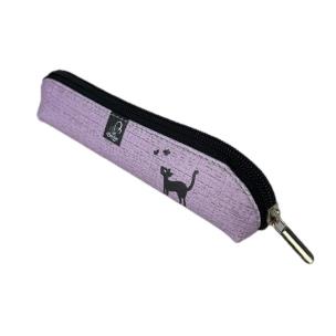 Piórnik mini Kot pastel fiolet. Wydawca: Bee-bee. Multiszop.pl Opakowanie Piórnik mini Kot pastel fiolet