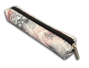 Piórnik mini prostokąt paisley szare. Wydawca: Bee-bee. Multiszop.pl Opakowanie Piórnik mini prostokąt paisley szare