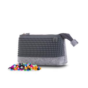 Opakowanie Piórnik na suwak PIXIE CREW z szarym panelem