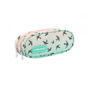 Opakowanie Piórnik owalny 2-komorowy Head ombre effect swallows dance