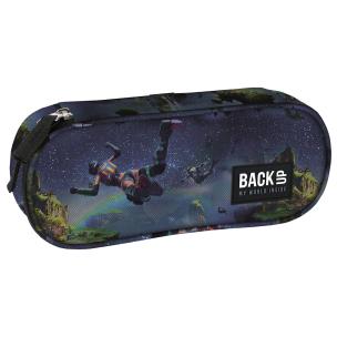 Opakowanie Piórnik owalny BACKUP 5 model A40 galktyka