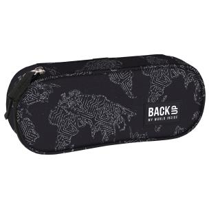 Opakowanie Piórnik owalny BACKUP 5 model A41 mapy