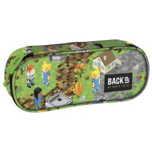 Piórnik owalny BACKUP 5 model A61 Game level. Wydawca: Derform. Multiszop.pl Opakowanie Piórnik owalny BACKUP 5 model A61 Game level